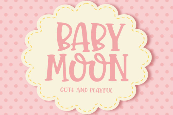 Baby Moon Font: A Joyful Typeface for Editorial Expression