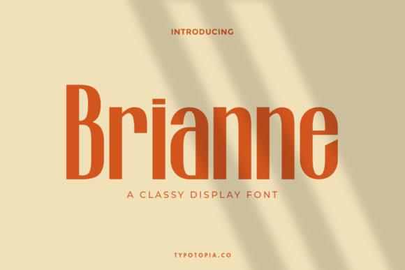 Bring Bold Editorial Style to Your Projects with the Brianne Font