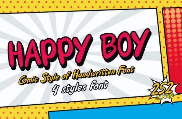 Bringing Creative Projects to Life with the Happy Boy Font