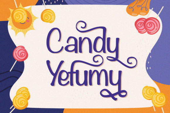 Candy Yefumy: A Playful Display Font for Cohesive Branding