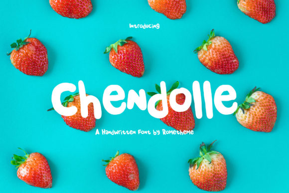 Chendolle: A Quirky Display Font for Editorial Personality
