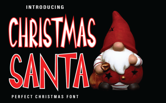 Christmas Santa Font: A Festive Typeface for Polished Branding