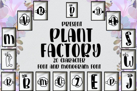 Craft Your Brand's Charm with the Plant Factory Font