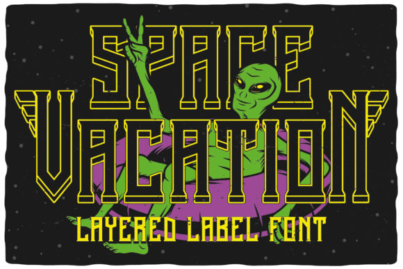 Crafting Bold Style with the Space Vacation Display Font
