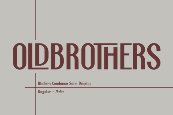 Crafting with Character: The Old Brothers Display Font for Makers