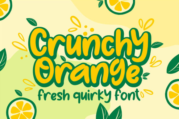 Crunchy Orange: A Playful Font That Elevates Digital Projects