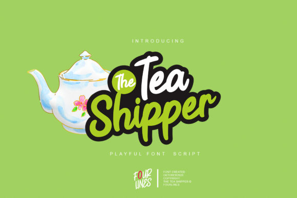 Cut Through the Noise with The Tea Shipper Display Font