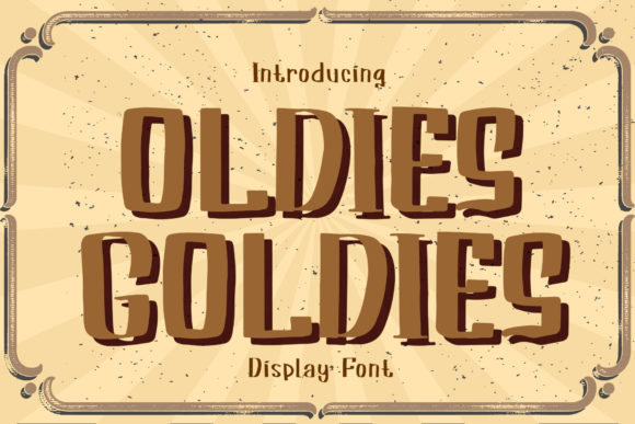 Designing with Oldies Goldies: A Display Font with Playful Character
