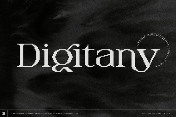 Digitany: The Display Font That Upgrades Your Brand's Polish