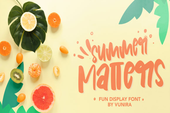 Finding the Perfect Display Font: A Story of Summer Matters