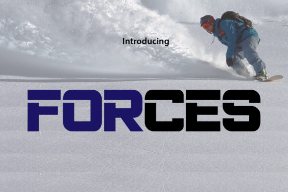Forces: A Bold Font That Makes Your Handmade Creations Stand Out