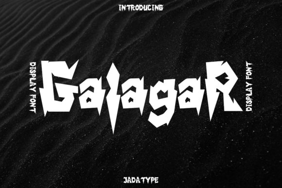Galagar: A Display Font with an Industrial Heart