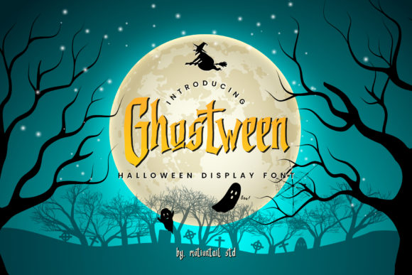 Ghostween: A Spooky Display Font for Digital Branding