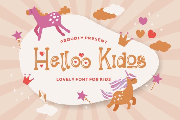 Hello Kidos: A Playful Display Font for Captivating Campaigns