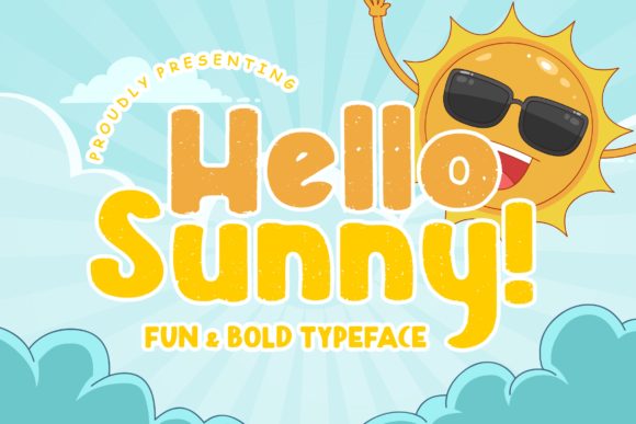 Hello Sunny: A Bold Display Font for Unforgettable Marketing