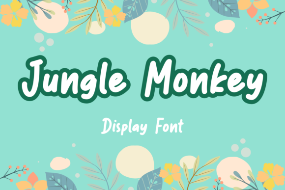 Jungle Monkey: A Sweet and Friendly Font for Crafters