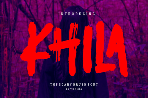 Khila: The Display Font Crafters Trust for Hauntingly Good Designs