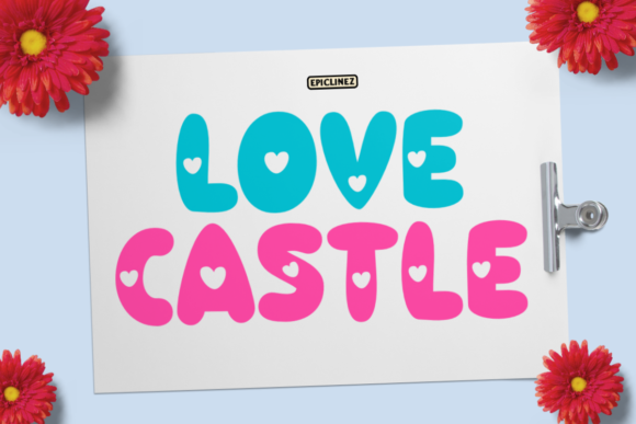 Love Castle: A Delightful Display Font for Playful Brands