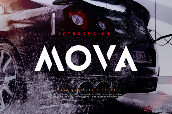 Mova: A Display Font Designed for Brand Recognition