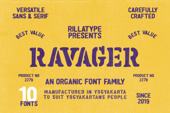 Ravager: The Bold Display Font for Modern Marketing
