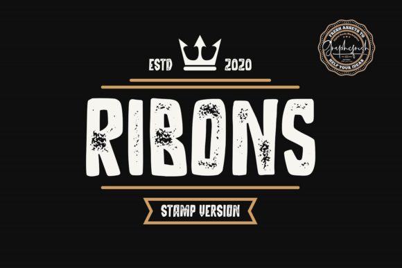 Ribons: A Bold Display Font Built for Impactful Branding