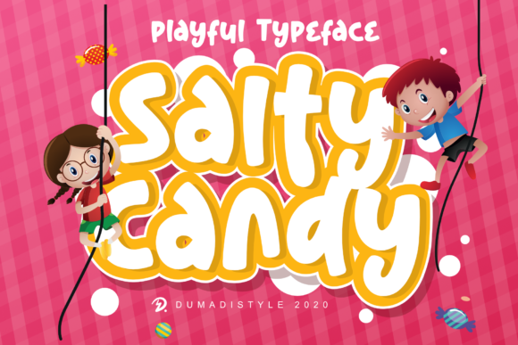 Salty Candy: The Whimsical Display Font Crafters Love