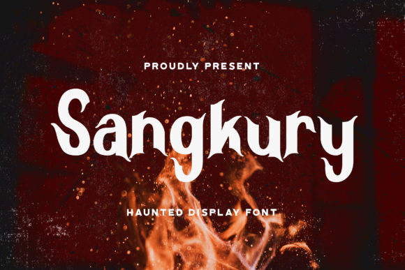 Sangkury: A Horror-Themed Display Font for Digital Design