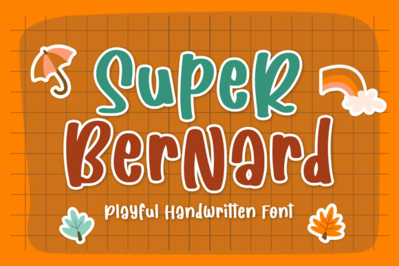 Super Bernard: A Playful Display Font for Editorial Mood